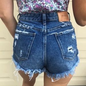 Zara denim shorts